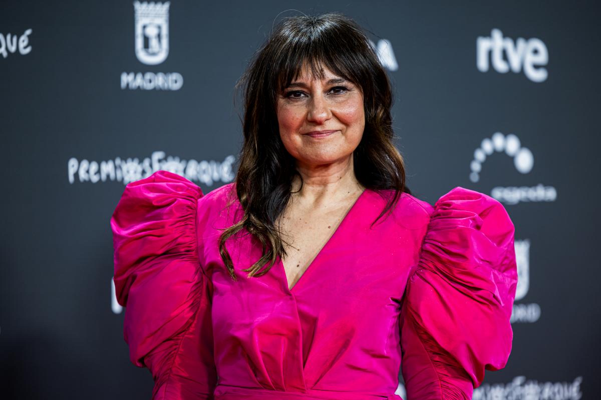 La cantante Eva Amaral, este sábado, en los Premios Forqué.