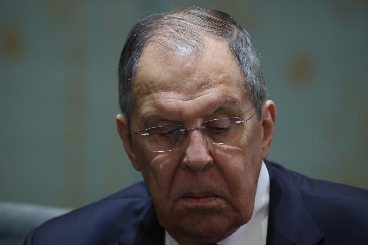 Segei Lavrov, ministro de Exteriores de Rusia hablando en China
