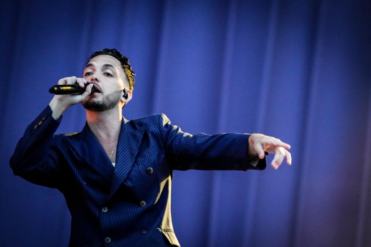 C. Tangana actuando en el festival O Son do Camiño en junio de 2022.