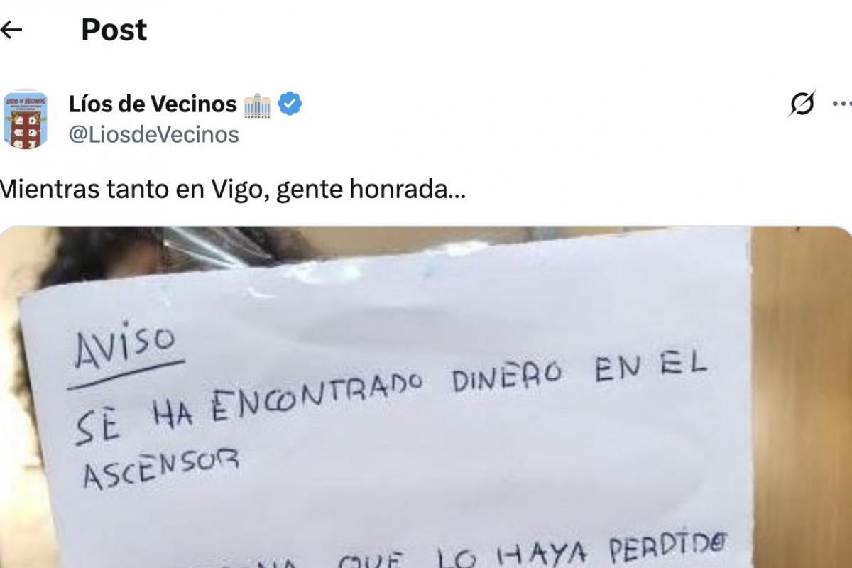 Se encuentra dinero en el ascensor y su reacción es para aplaudir