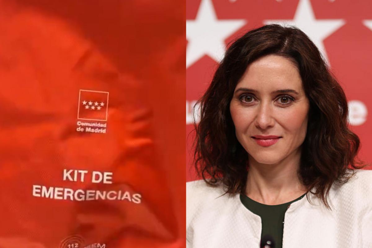 Ayuso y su kit de emergencias