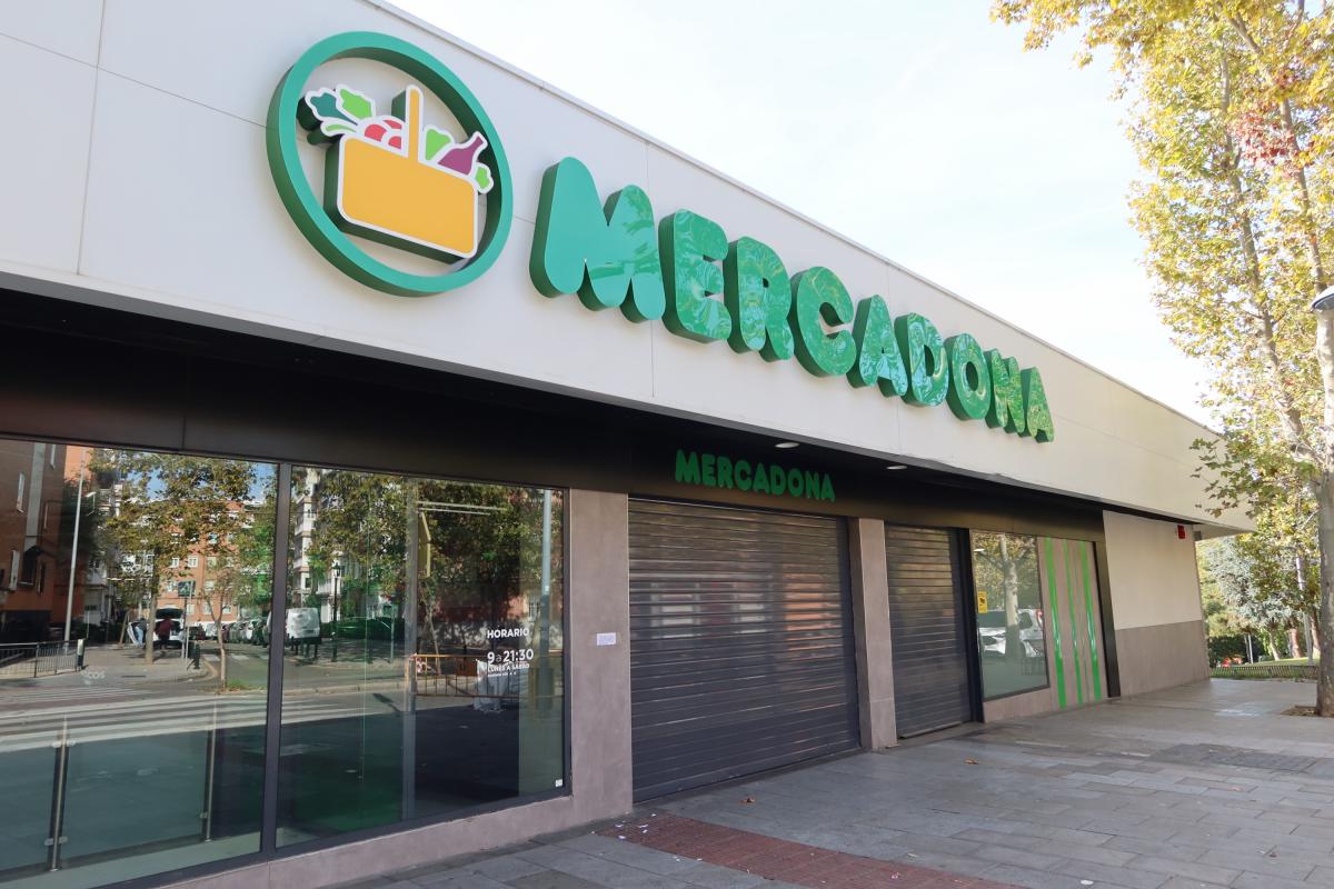 Entrada de un Mercadona, en una imagen de archivo.