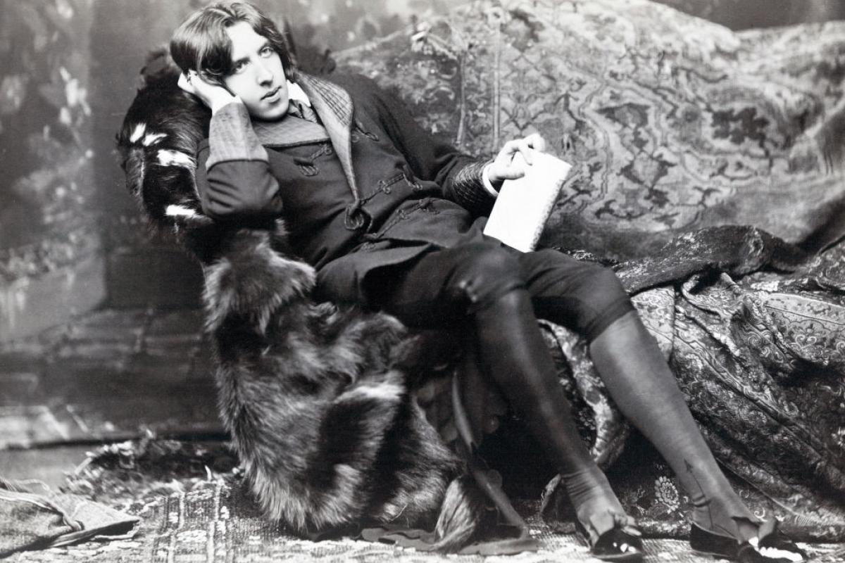Oscar Wilde en una fotografía del año 1900, aproximadamente.
