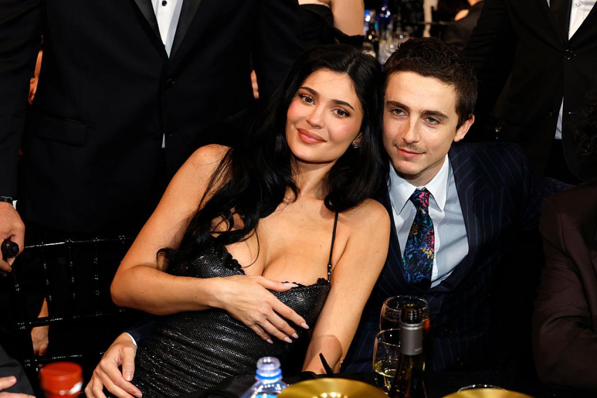 Kylie Jenner y Timothée Chalamet, en los Premios Critic's Choice