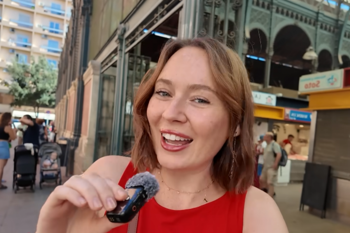 Rachel Ann, youtuber estadounidense quien vive en España.