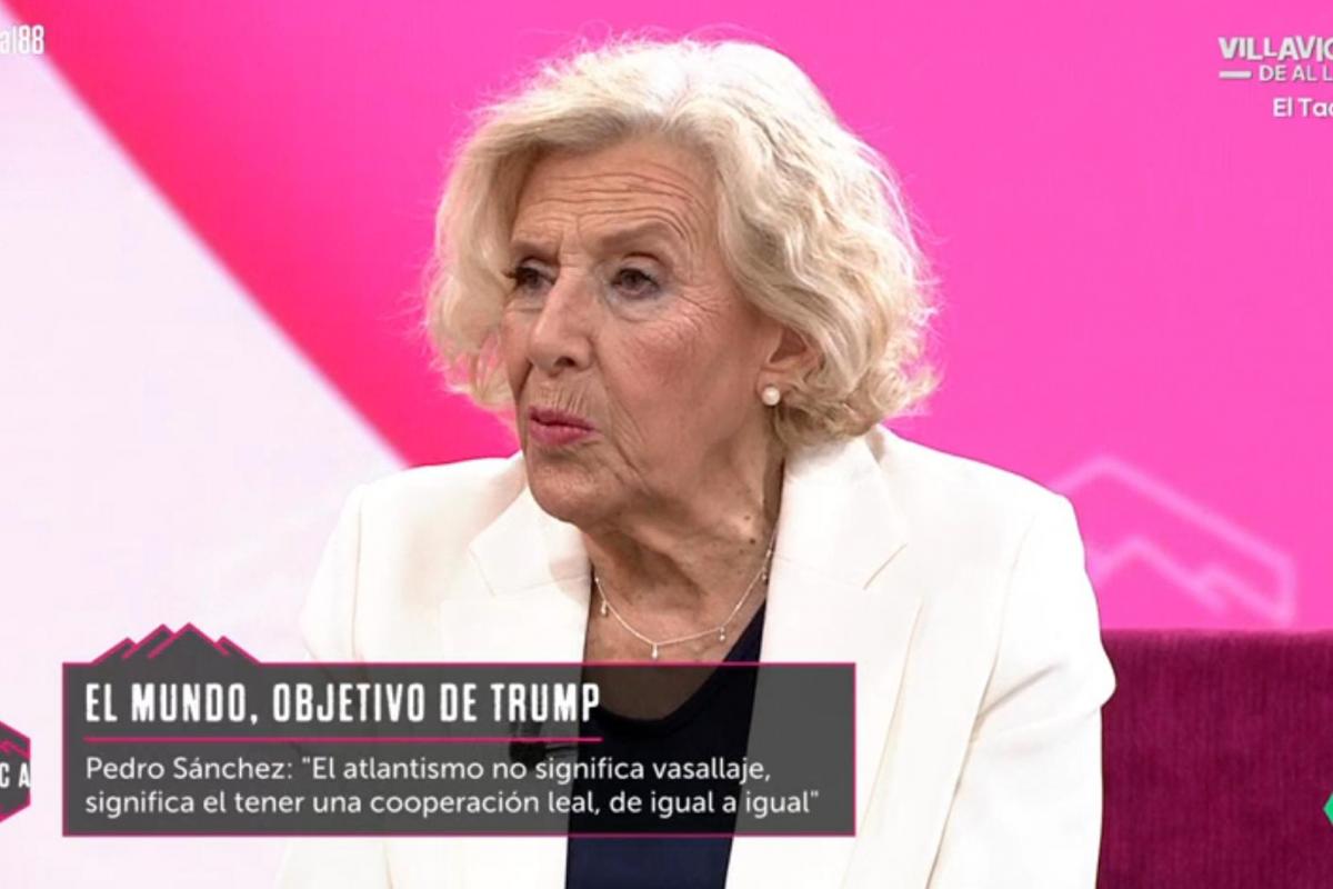Manuela Carmena en el programa de laSexta.