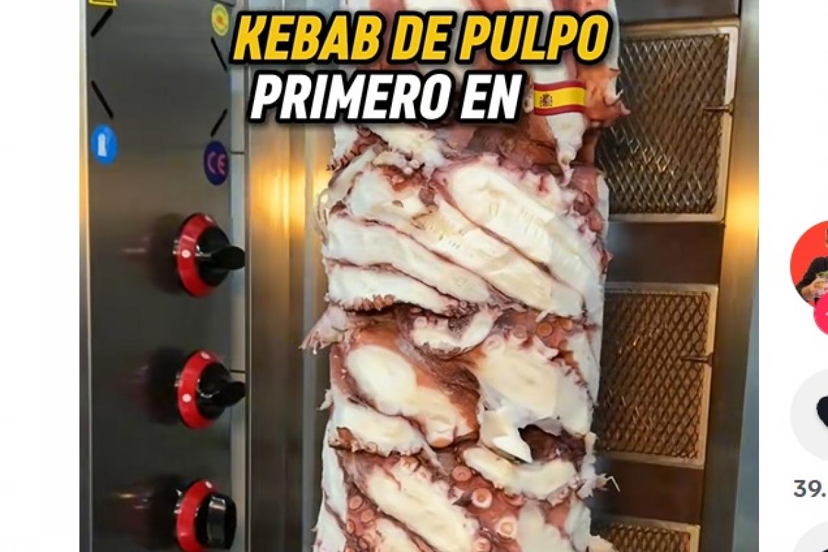 Un restaurante provoca topo tipo de reacciones tras poner a la venta kebabs de pulpo.