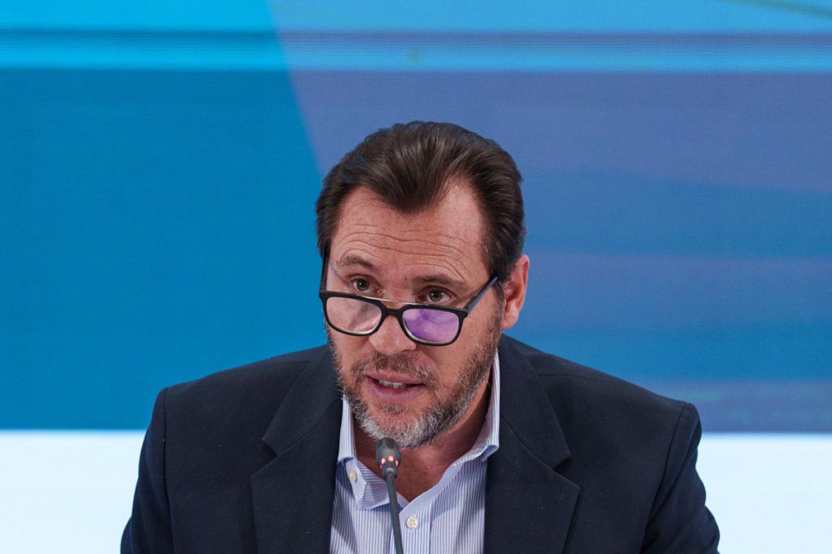 Óscar Puente, en su rueda de prensa de este lunes