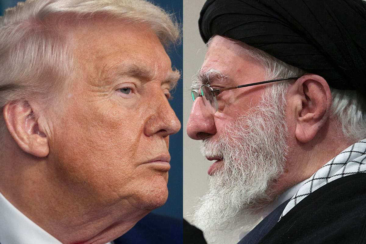 El presidente de EEUU, Donald Trump, y el líder supremo de Irán, Ali Jamenei, en sendas imágenes de archivo.