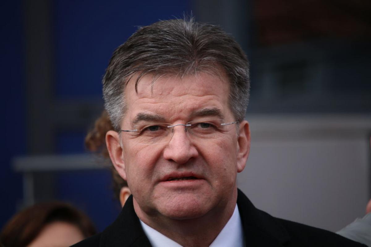 Miroslav Lajcak, durante una visita a Pristina (Kosovo), el 6 de diciembre de 2022.