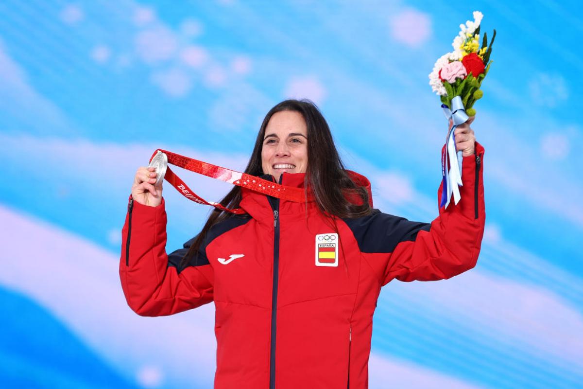 Queralt Castellet, con su plata en halfpipe en el podio de los Juegos de Pekín 2022