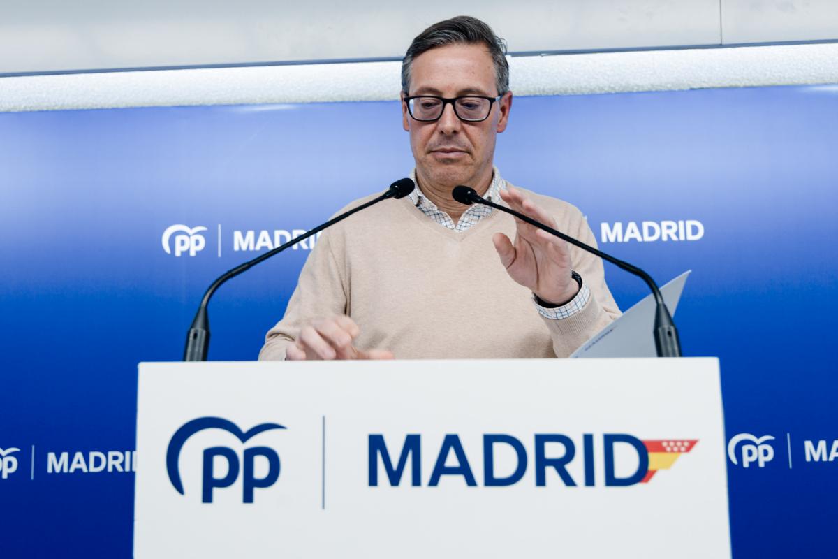El secretario general del Partido Popular en Madrid, Alfonso Serrano.