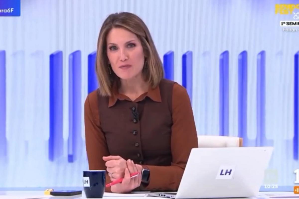 Silvia Intxaurrondo cuenta en directo que Jorge Azcón ha rechazado la entrevista en TVE como candidato a la reelección en Aragón.
