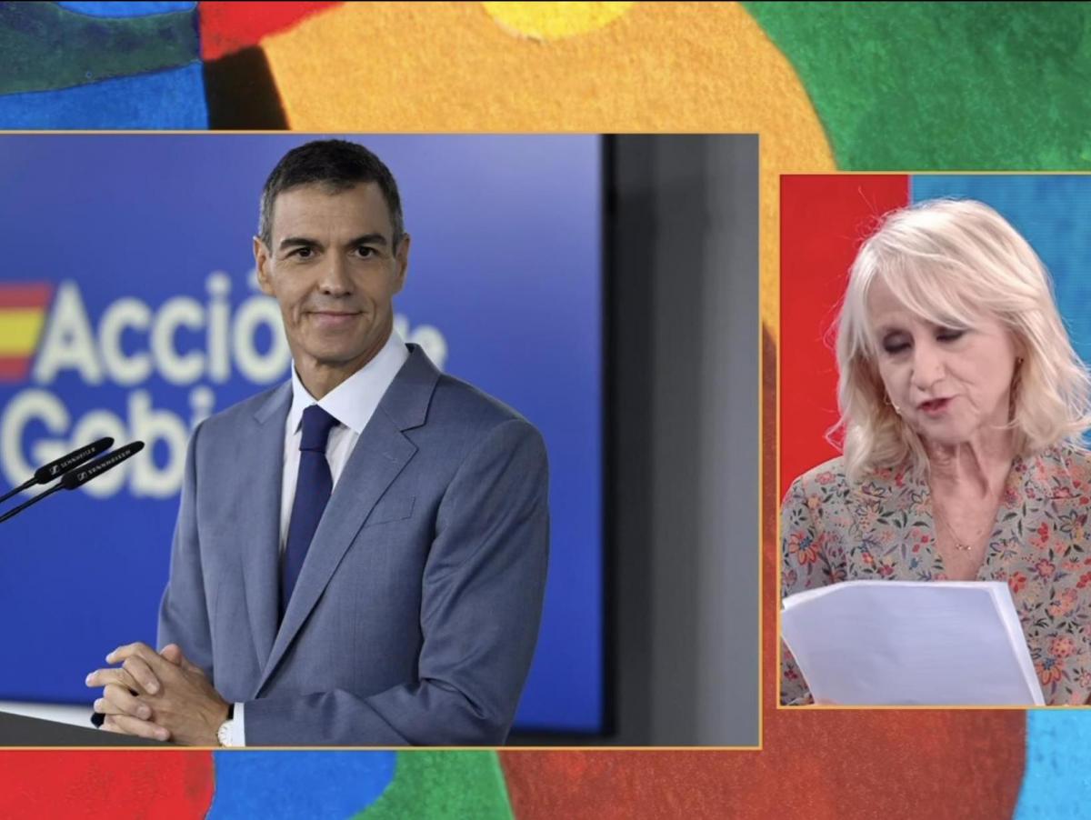 Una cómica italiana define a Pedro Sánchez de una forma nunca vista en España y él responde: "Sancho Panza sin panza, sol de la España caliente"