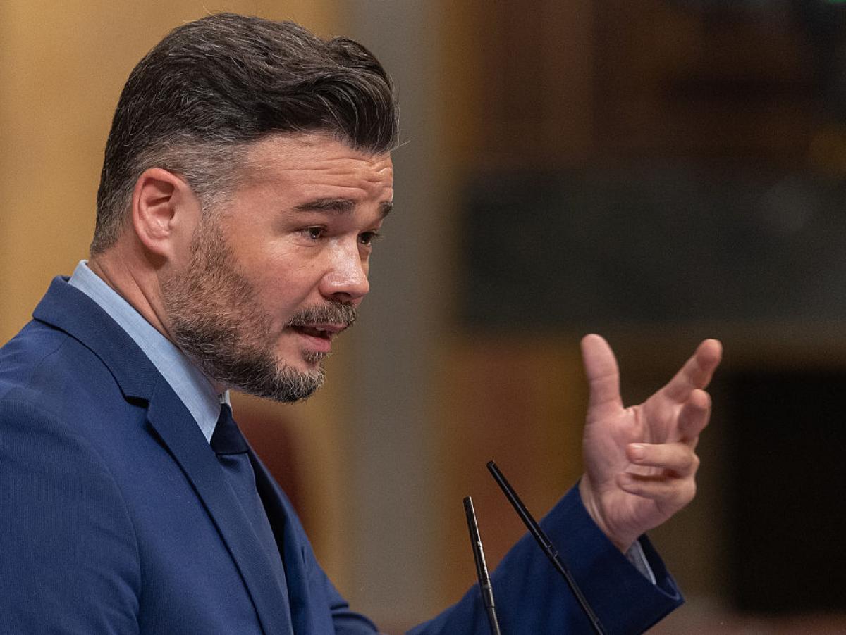 Rufián reaparece para reaccionar a la muerte de Maricarmen con cuatro palabras que lo dicen todo
