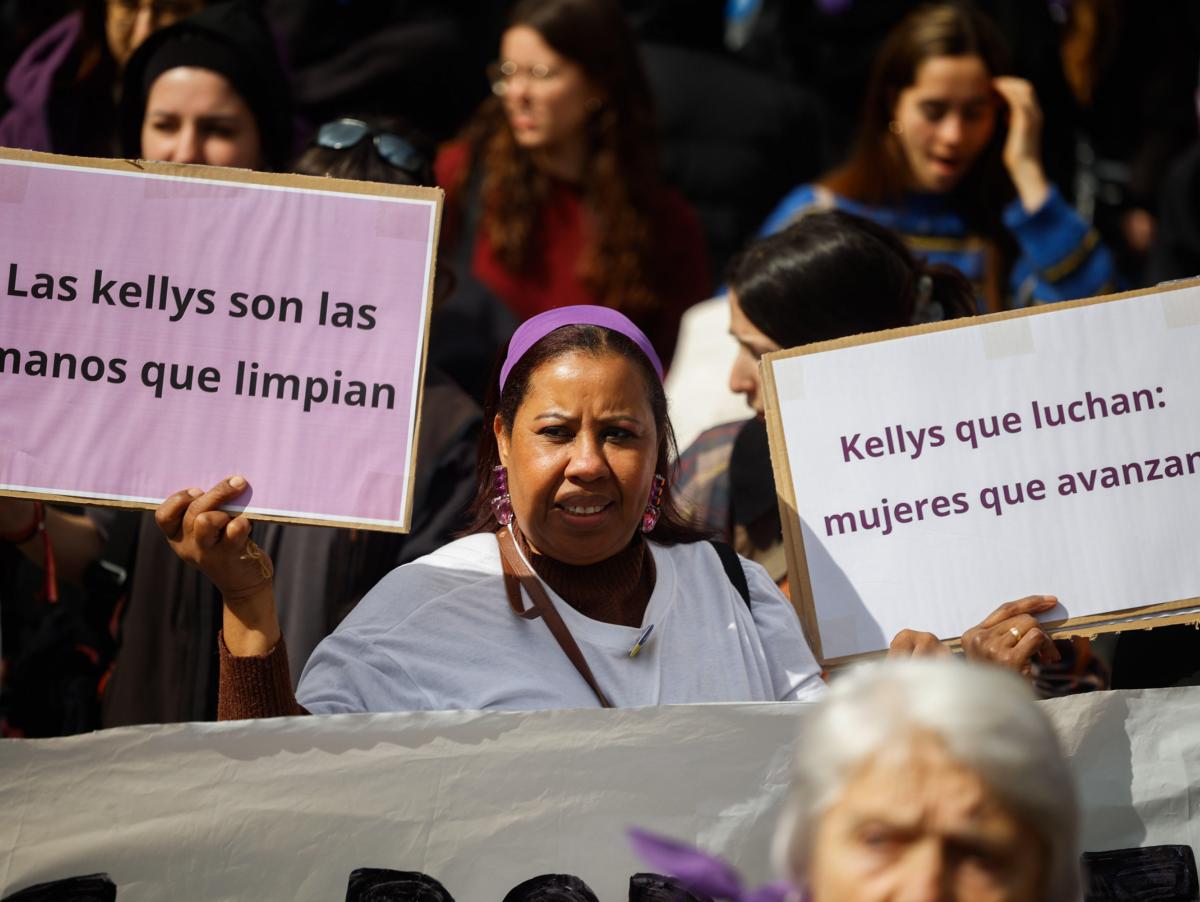 Ángeles López, portavoz del Sindicato Kellys Andalucía, sobre las duras condiciones de trabajo de las limpiadoras de hoteles: "Con 50 años estamos rotas"