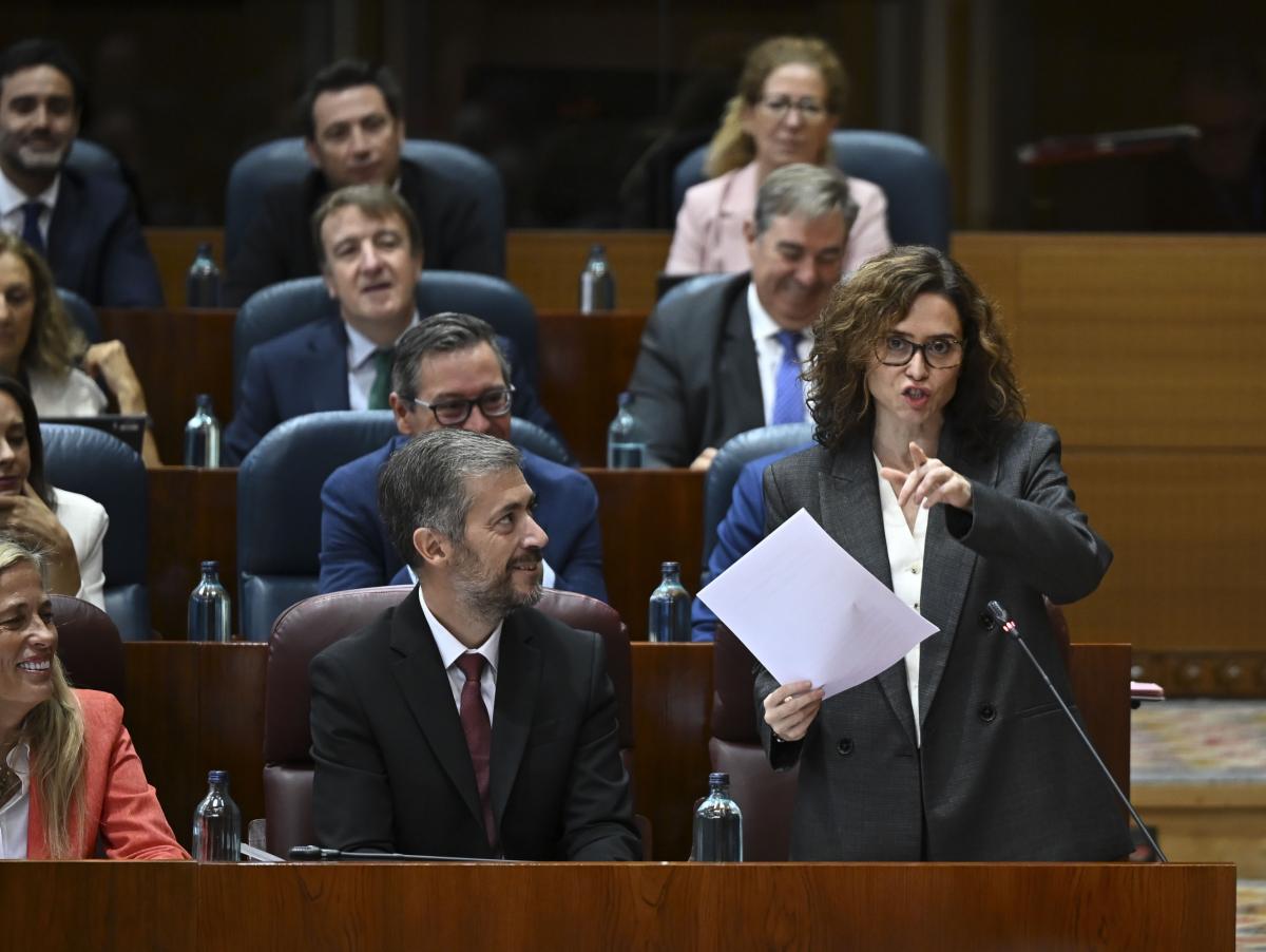 Ayuso pide a los tribunales que ordenen al Gobierno desalojar la acampada de Sol