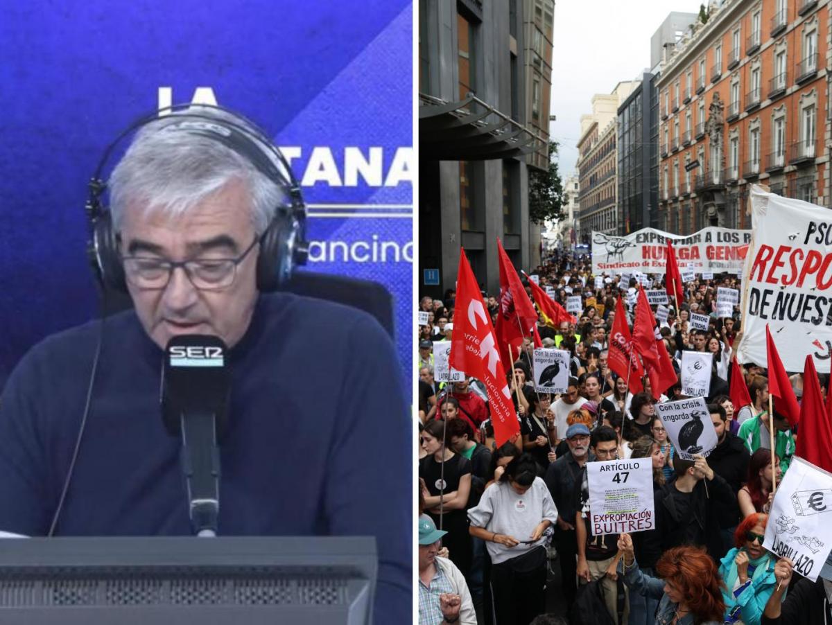 La reacción de Carles Francino con una canción de fondo más que oportuna tras la caída de los decretos: "Un terremoto político y social"