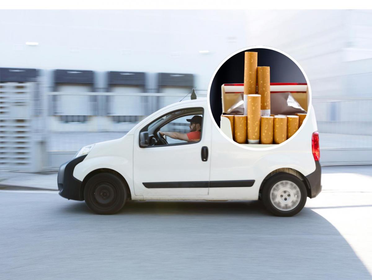 Una falta de ortografía delata a un conductor de 38 años con 1.750 cartones de tabaco falso: cobró 100 euros y le caen 8 meses de cárcel