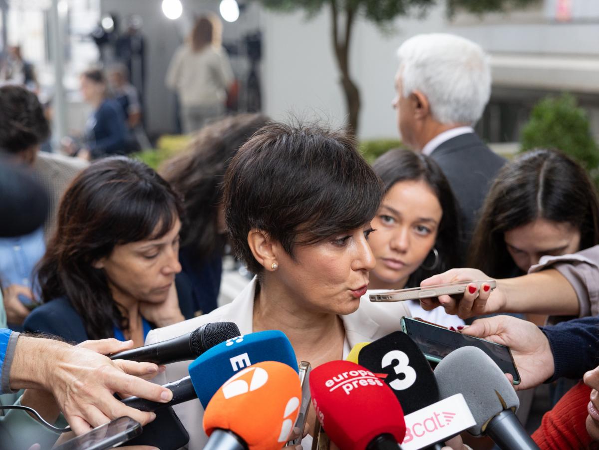 El mensaje de Isabel Rodríguez a Junts: "Hemos incorporado el 90% de sus propuestas. Es hora de cumplir con los españoles y catalanes"
