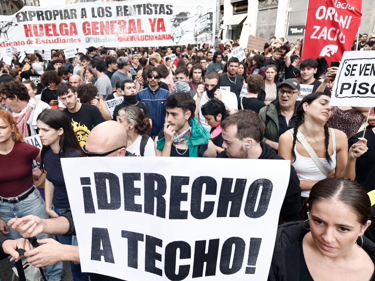 Sigue en directo la manifestación por la vivienda en Madrid