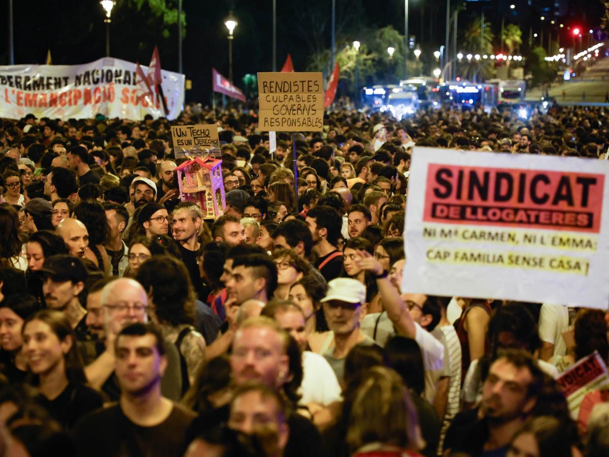 Suspendida la manifestación de esta tarde en Barcelona y L'Hospitalet por las lluvias