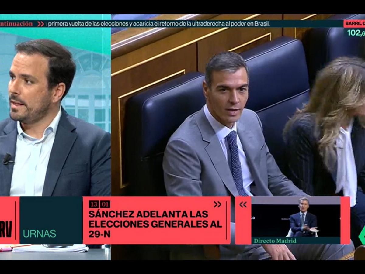 Alberto Garzón ve una oportunidad para la izquierda tras el adelanto electoral de Sánchez: "Hay opciones de resistir"