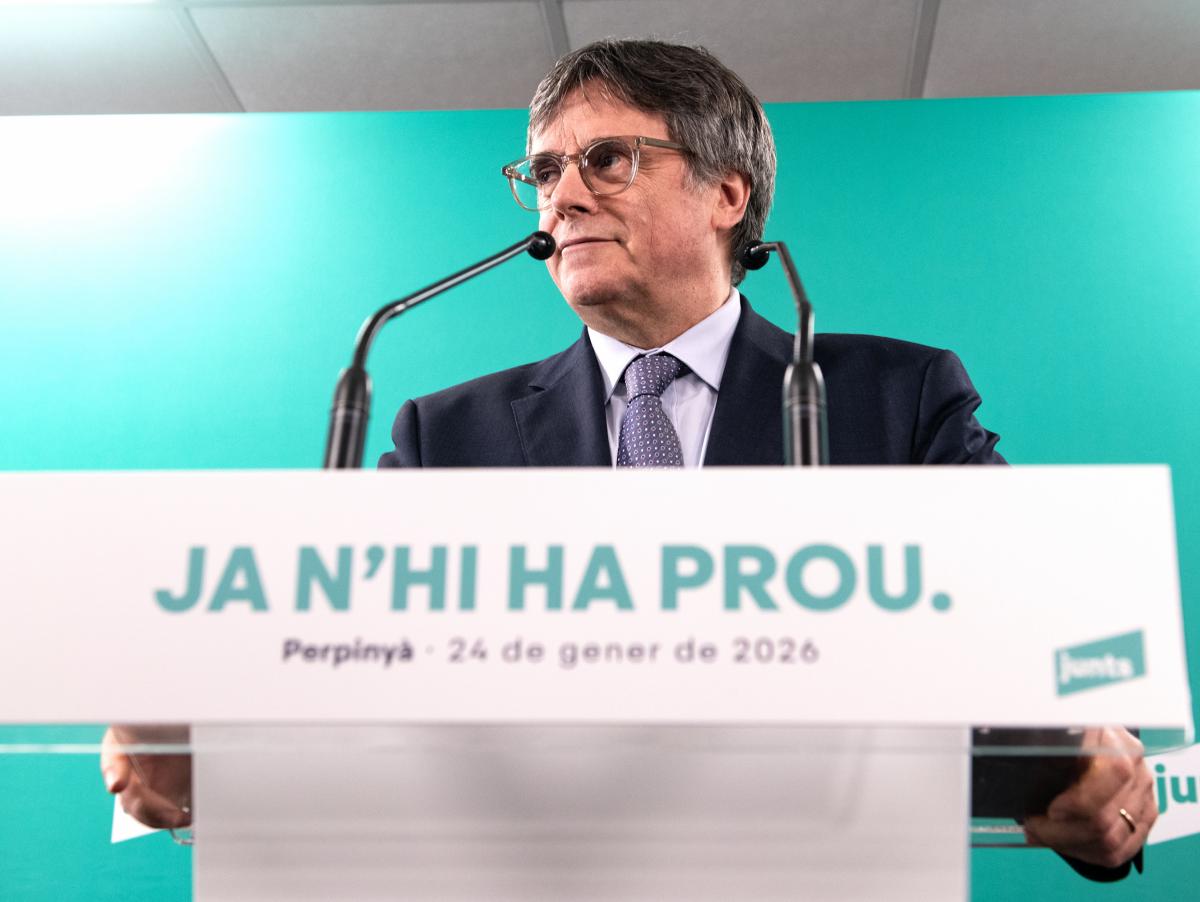 Vídeo en directo de la declaración institucional de Carles Puigdemont desde Waterloo