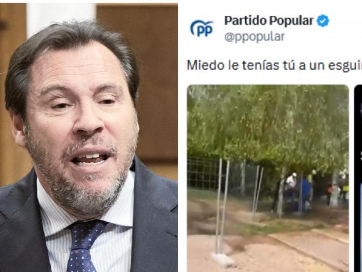 Óscar Puente responde al tuit del PP en el que se mofaban de la lesión que sufrió: "Son la peor gentuza que habita este país"