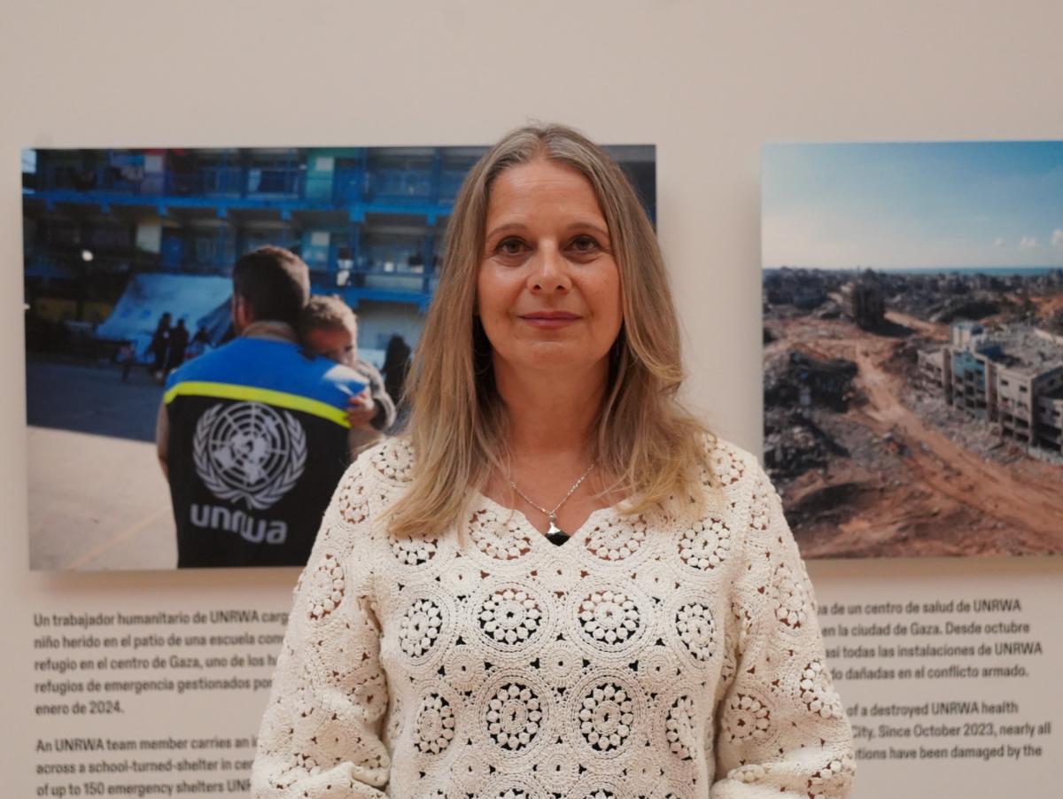 Raquel Martí (UNRWA España): "El alto al fuego en Gaza únicamente ha estado en el papel y en las cabeceras de los medios"