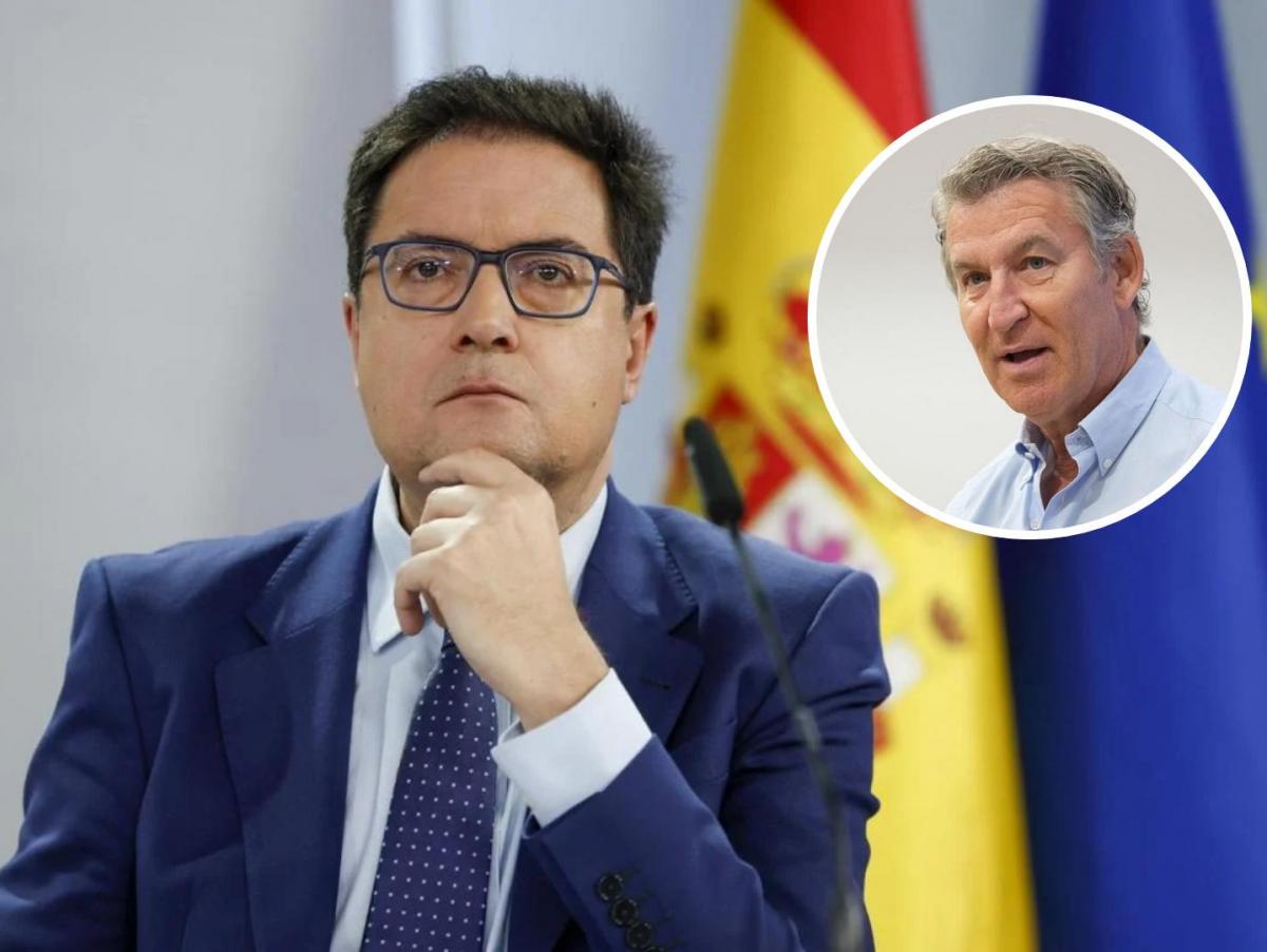 Óscar López contesta a Feijóo tras sumarse al bulo del "pucherazo" electoral: "Está copiando el discurso de Vox, el discurso ultra"
