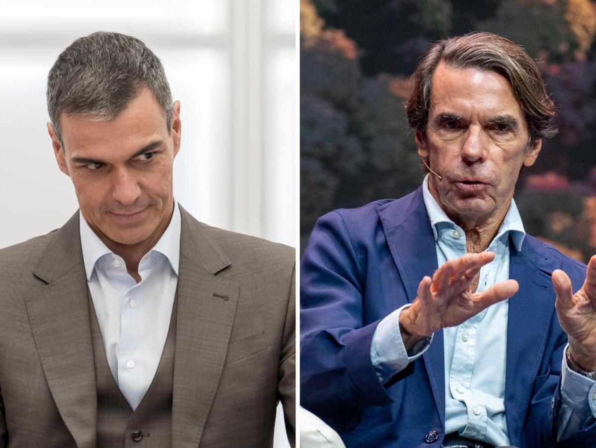 Sánchez responde a la profecía de Aznar de que el PSOE traerá la III República: "Que no se excite"