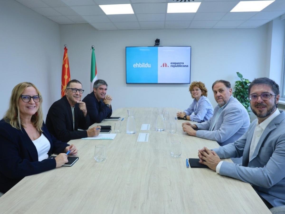 EH Bildu y Esquerra Republicana de Catalunya (ERC) volverán a concurrir juntos al Senado en las elecciones del 29 de noviembre