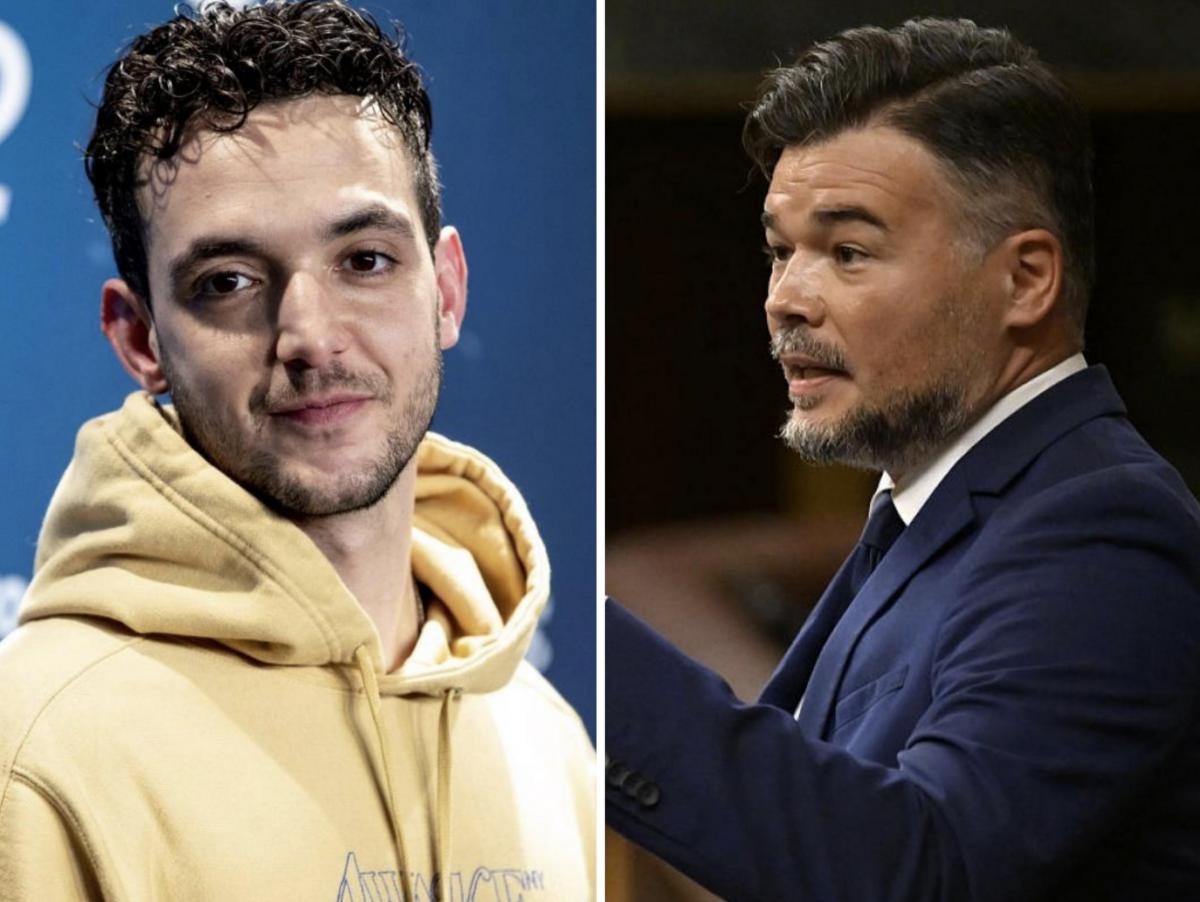 C. Tangana se pronuncia sobre Gabriel Rufián en público: "Rufián no se iba a ganarle votos a un partido se iba a intentar parar un gobierno de Vox"