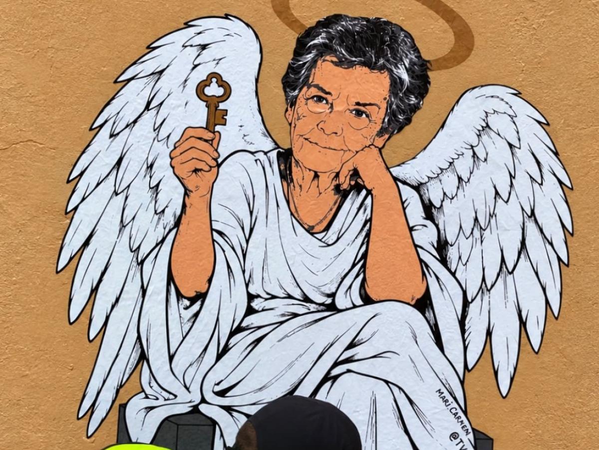 TVBoy, el artista detrás del mural de Maricarmen Abascal en Barcelona: "La obra puede desaparecer, pero el mensaje ya está ahí"