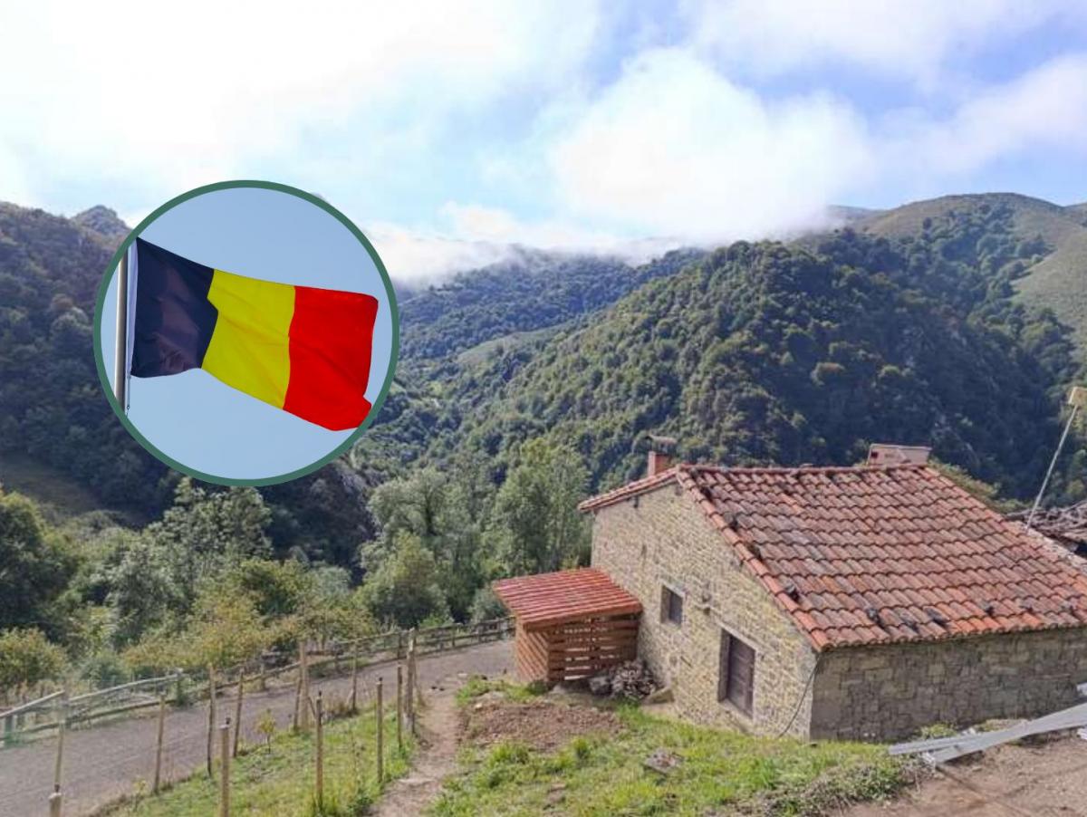 Un belga de 29 años se muda a una casa rural aislada en Asturias y busca voluntarios que quieran dormir y ayudar: "Vivir en la montaña implica esfuerzo"