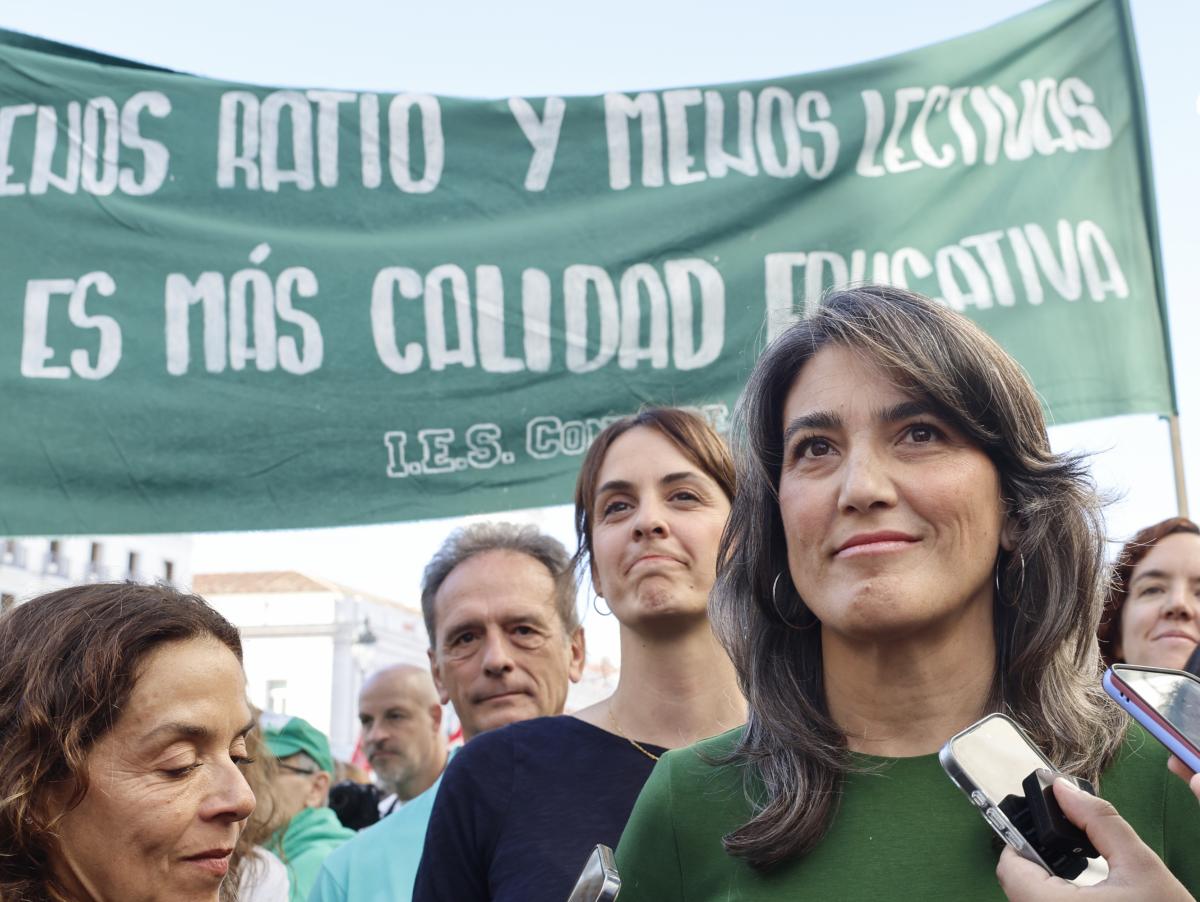 La marea verde vuelve a las calles: la huelga educativa, en imágenes