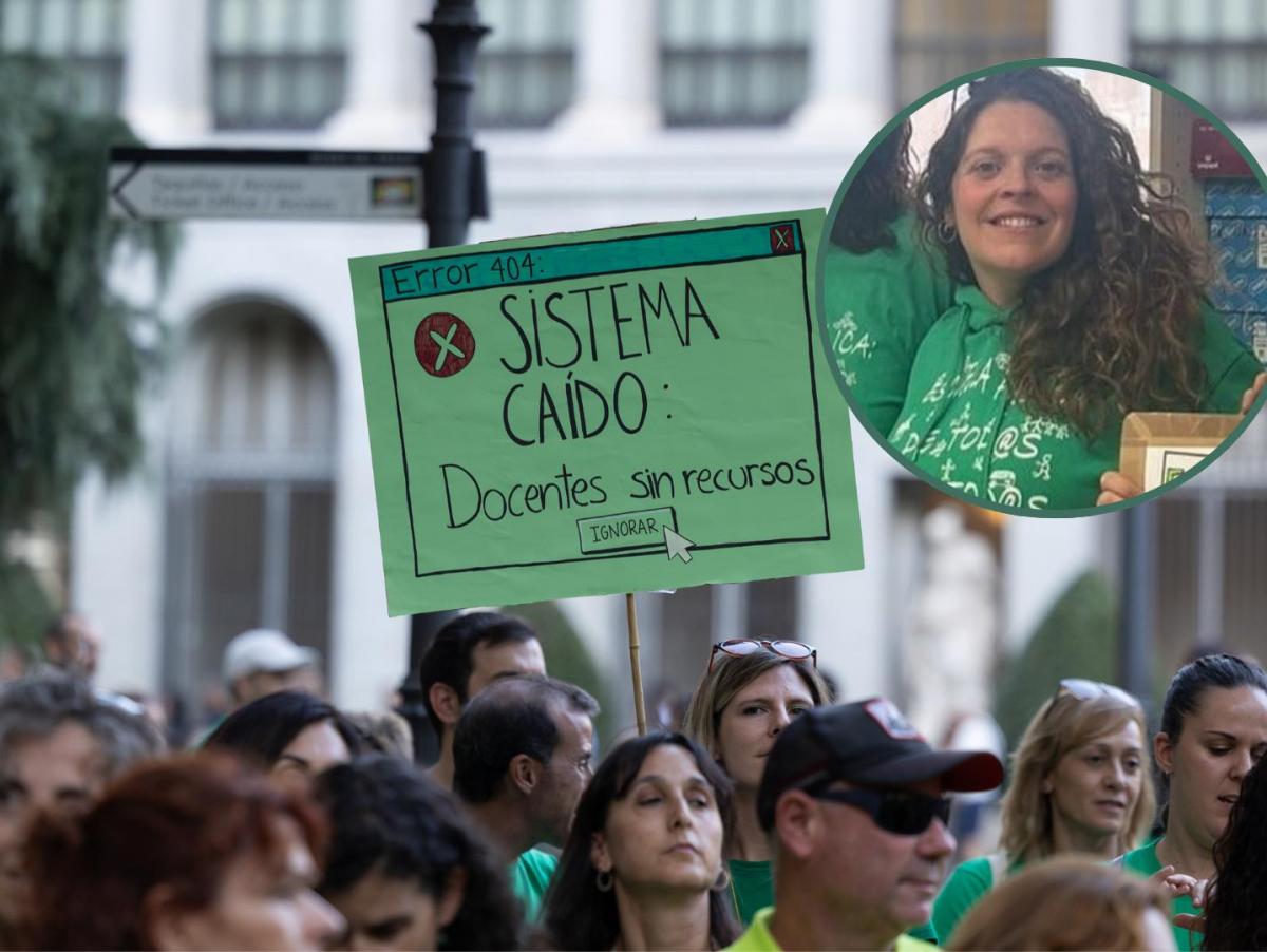 Raquel Aspano, maestra de Educación Especial que secunda la huelga indefinida en Madrid: "Este es mi cuarto curso consecutivo con 6 alumnos, superando la ratio de 5"