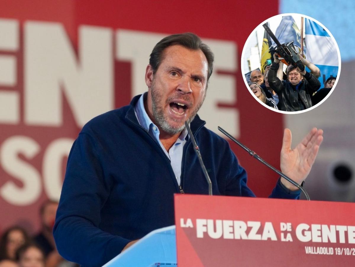 Óscar Puente le da 'la bienvenida' a Milei a España con tres datos demoledores