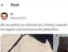Compra un chándal en Vinted, recibe lo que no es y se lía una buena