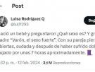 Preguntan por el sexo de un bebé, el padre hace un polémico comentario y la madre sentencia el momento