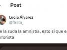 ​A una joven le basta con una foto para argumentar por qué le da igual la amnistía, y con razón