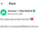 El comentado cartel de Más Madrid sobre la vivienda y los jóvenes: original es, pero...
