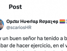 Reproduce muy molesto las palabras que le ha "dedicado" un señor en el gimnasio