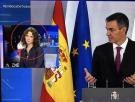 Le ponen a Ayuso lo que ha dicho Sánchez de ella: le va cambiando la cara y así responde