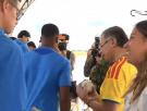 Lo que hace James Rodríguez cuando la hija de Petro le pide una foto es noticia en todo el mundo
