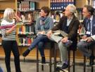 Fotorrelato de Richard Ford con lectores, bibliotecarios y estudiantes de Oviedo