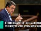 Aitor Esteban se fija en estas ocho palabras de Feijóo y se acaba acordando de alguien