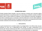 Lo que sí y lo que no han pactado PSOE y Junts en su acuerdo de investidura