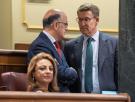 El gesto de Feijóo con el único diputado de UPN tras la moción de censura en Pamplona